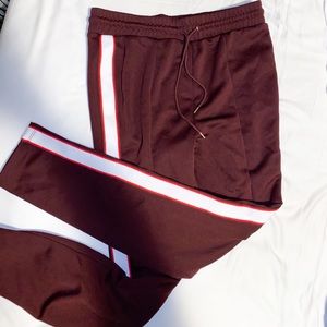 Forever 21 Highwaisted Maroon Joggers